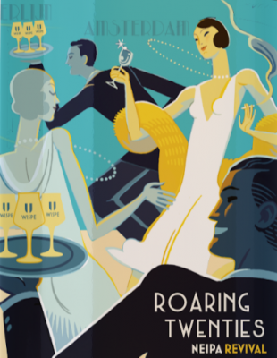 Wispe Roaring Twenties Revival NEIPA logo Wispe Roaring Twenties Revival NEIPA logo